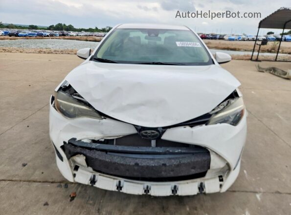2T1BURHE1JC020413 2018 TOYOTA COROLLA White Դիմացի տեսք