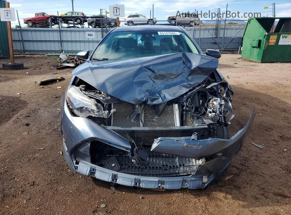 2T1BURHE1JC029404 2018 TOYOTA COROLLA Gray Դիմացի տեսք