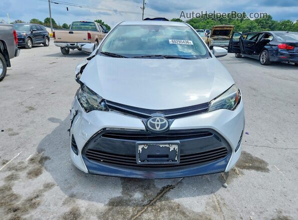 2T1BURHE1JC038488 2018 TOYOTA COROLLA Silver წინა ხედი