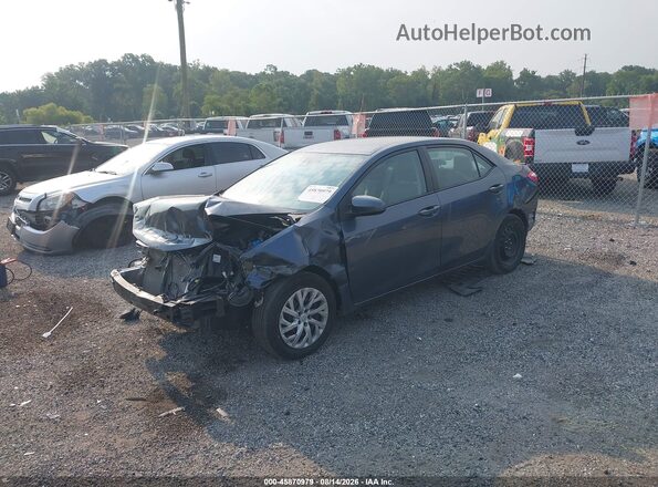 2T1BURHE1JC046798 2018 TOYOTA COROLLA Blue Przód lewy