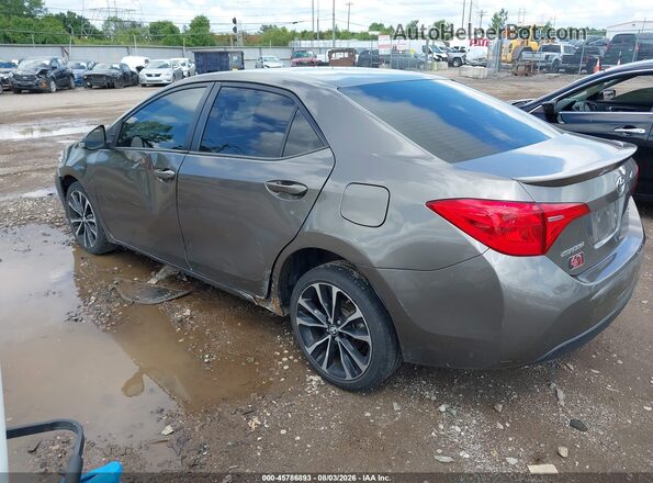 2T1BURHE1JC054139 2018 TOYOTA COROLLA Серый Задняя левая четверть
