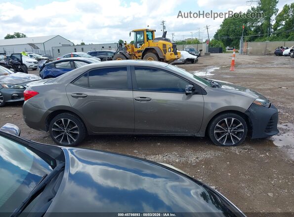 2T1BURHE1JC054139 2018 TOYOTA COROLLA Серый Вид задней части салона