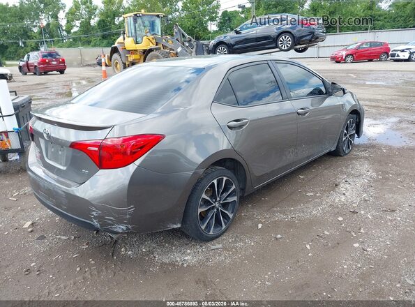 2T1BURHE1JC054139 2018 TOYOTA COROLLA Серый Задняя правая четверть