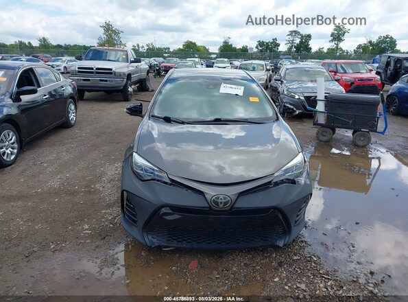 2T1BURHE1JC054139 2018 TOYOTA COROLLA Серый Вид щитка приборов
