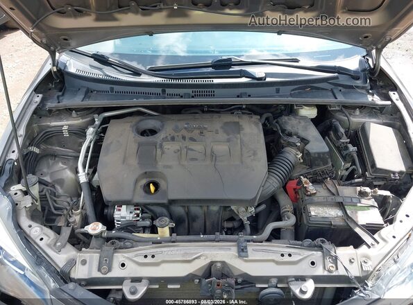 2T1BURHE1JC054139 2018 TOYOTA COROLLA Серый Вид сзади