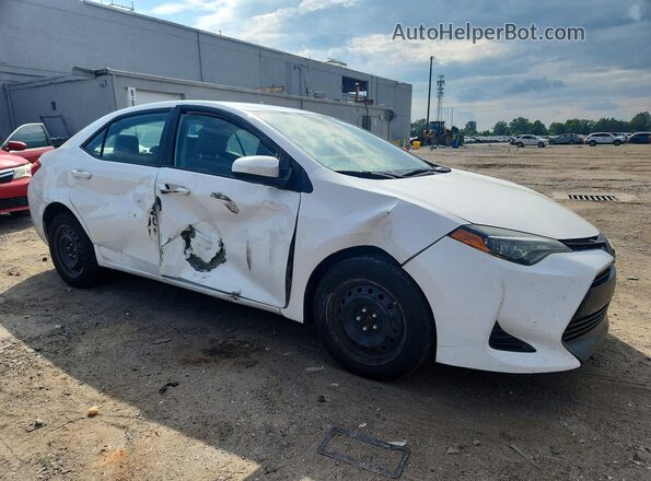 2T1BURHE1JC062600 2018 TOYOTA COROLLA White Delantero derecho