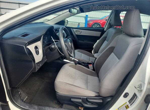 2T1BURHE1JC062600 2018 TOYOTA COROLLA White Vista interior delantera