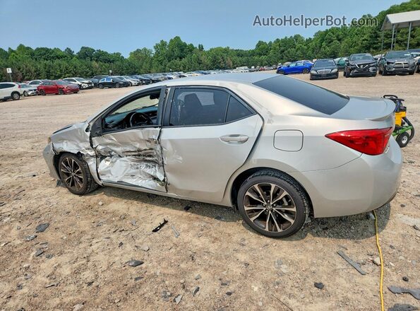 2T1BURHE1JC064329 2018 TOYOTA COROLLA Silver Tył lewy