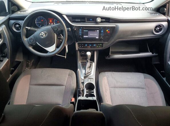 2T1BURHE1JC073287 2018 TOYOTA COROLLA Blue წინა პანელის ხედი