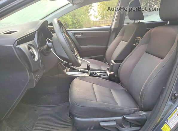 2T1BURHE1JC073287 2018 TOYOTA COROLLA Blue წინა სალონის ხედი