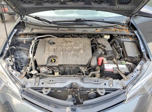 2T1BURHE1JC073287 2018 TOYOTA COROLLA Blue უკანა სალონის ხედი