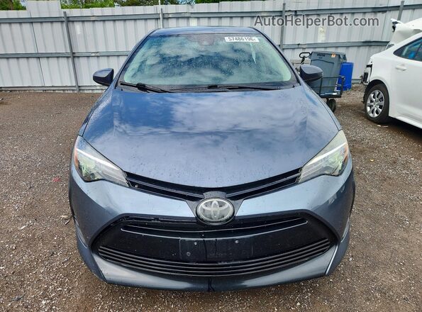2T1BURHE1JC082832 2018 TOYOTA COROLLA Blue Front view