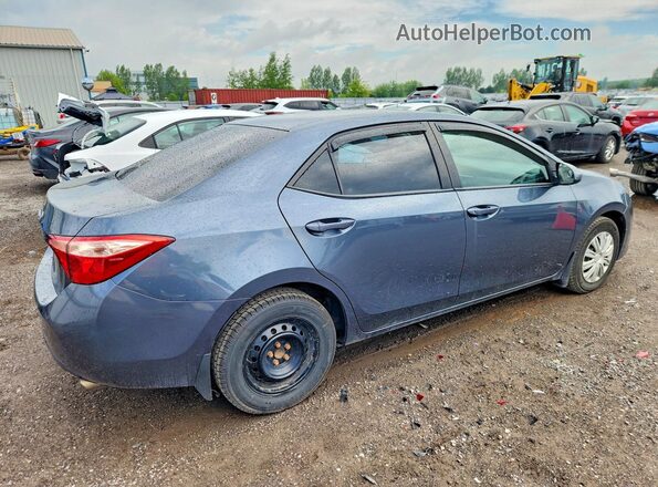 2T1BURHE1JC082832 2018 TOYOTA COROLLA Blue Rear right