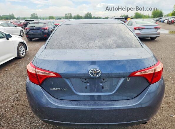 2T1BURHE1JC082832 2018 TOYOTA COROLLA Blue Rear view