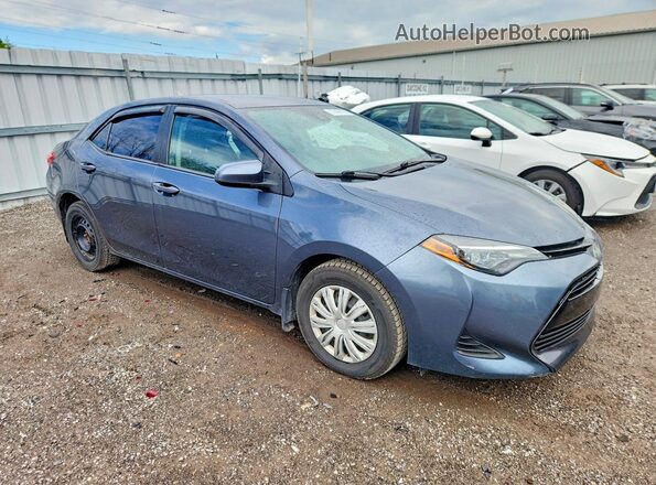 2T1BURHE1JC082832 2018 TOYOTA COROLLA Blue Front right