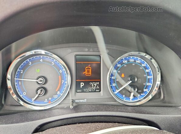 2T1BURHE1JC082832 2018 TOYOTA COROLLA Blue Instrument cluster view