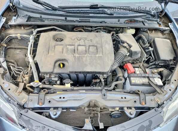 2T1BURHE1JC082832 2018 TOYOTA COROLLA Blue Rear interior view