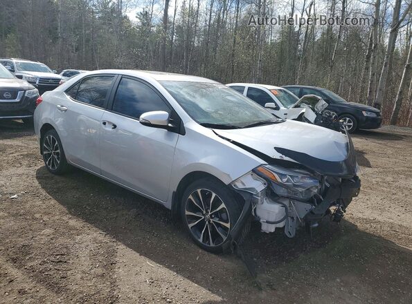 2T1BURHE1JC103713 2018 TOYOTA COROLLA Silver Front right