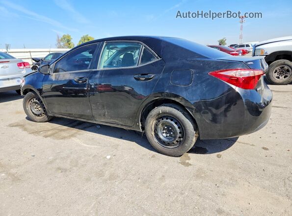 2T1BURHE1JC105459 2018 TOYOTA COROLLA Black Trasero izquierdo