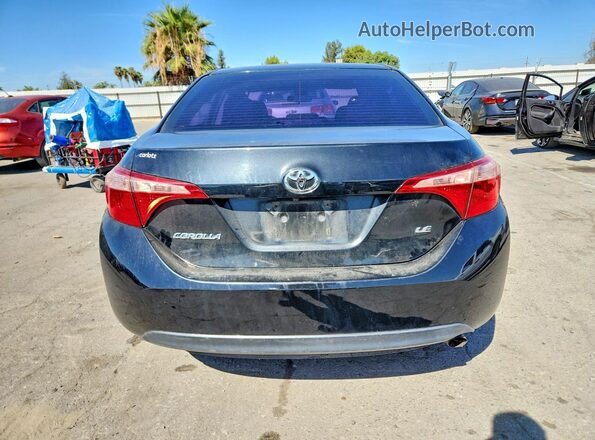 2T1BURHE1JC105459 2018 TOYOTA COROLLA Black Vista trasera