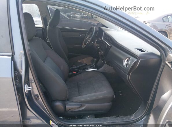 2T1BURHE1JC110452 2018 TOYOTA COROLLA Black Вид салону спереду