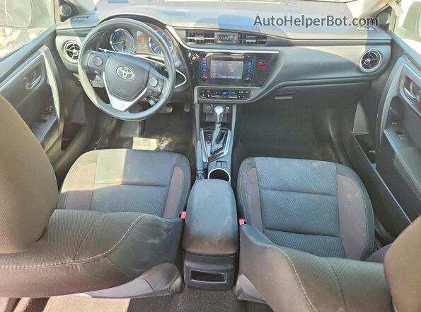 2T1BURHE1JC966382 2018 TOYOTA COROLLA Gray Vista del salpicadero