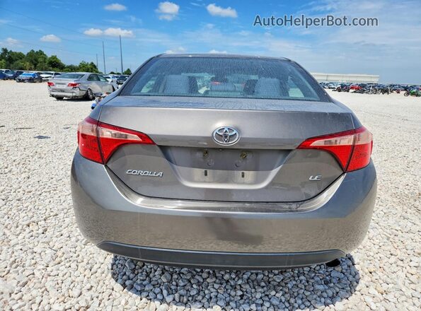 2T1BURHE1JC966382 2018 TOYOTA COROLLA Gray Vista trasera