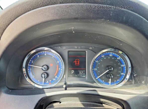 2T1BURHE1JC966382 2018 TOYOTA COROLLA Gray Vista del cuadro de instrumentos