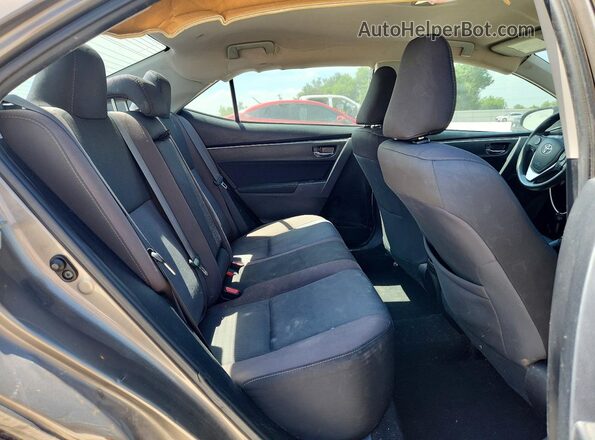 2T1BURHE1JC966382 2018 TOYOTA COROLLA Gray Vista de los asientos traseros