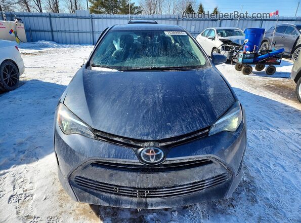 2T1BURHE1JC966530 2018 TOYOTA COROLLA Blue Вид спереду