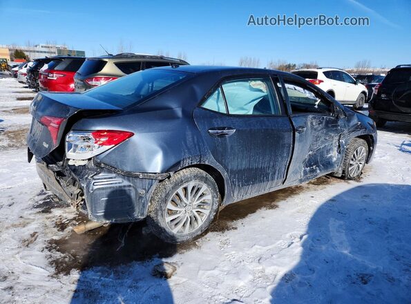 2T1BURHE1JC966530 2018 TOYOTA COROLLA Blue Задня права чверть