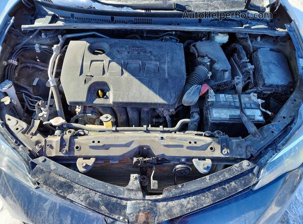 2T1BURHE1JC966530 2018 TOYOTA COROLLA Blue Вид задньої частини салону
