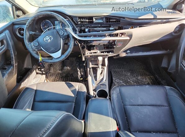 2T1BURHE1JC966530 2018 TOYOTA COROLLA Blue Вид панелі приладів