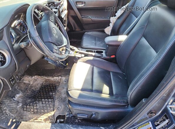 2T1BURHE1JC966530 2018 TOYOTA COROLLA Blue Вид салону спереду