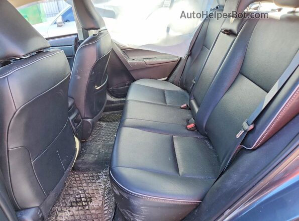 2T1BURHE1JC966530 2018 TOYOTA COROLLA Blue Вид задніх сидінь