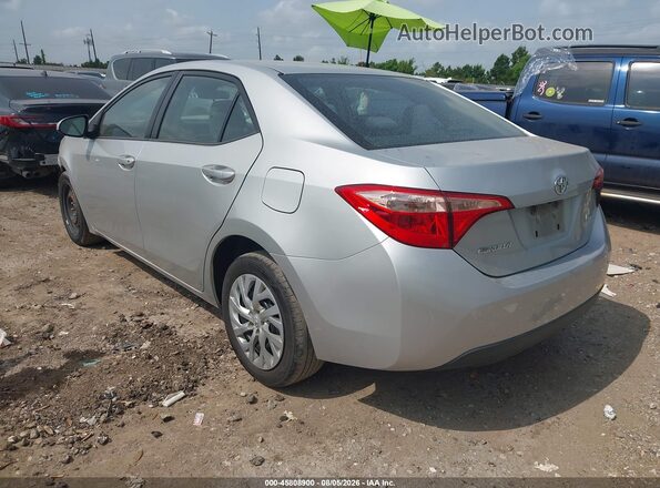 2T1BURHE1JC969878 2018 TOYOTA COROLLA Silver უკანა მარცხენა
