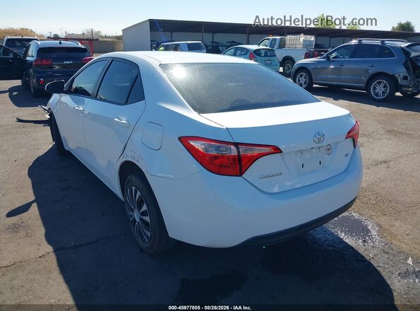 2T1BURHE1JC986261 2018 TOYOTA COROLLA Белый Задняя левая четверть