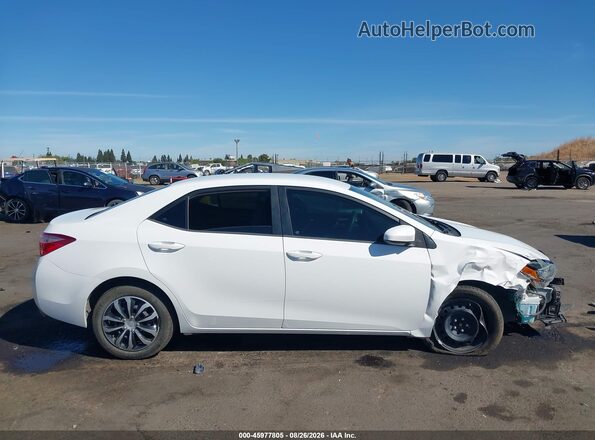 2T1BURHE1JC986261 2018 TOYOTA COROLLA Белый Вид задней части салона