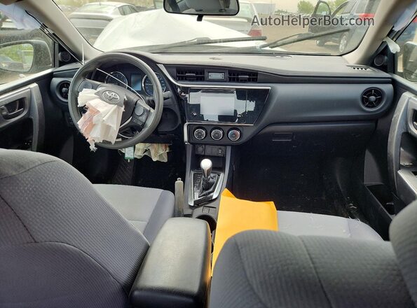 2T1BURHE1KC170393 2019 TOYOTA COROLLA Silver წინა პანელის ხედი