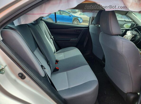 2T1BURHE1KC170393 2019 TOYOTA COROLLA Silver უკანა სავარძლების ხედი