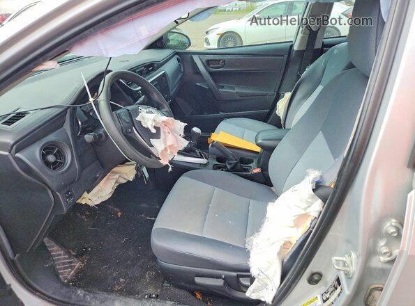2T1BURHE1KC170393 2019 TOYOTA COROLLA Silver წინა სალონის ხედი
