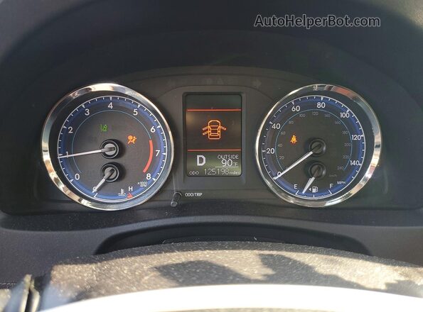2T1BURHE1KC170510 2019 TOYOTA COROLLA Gray Vista del cuadro de instrumentos