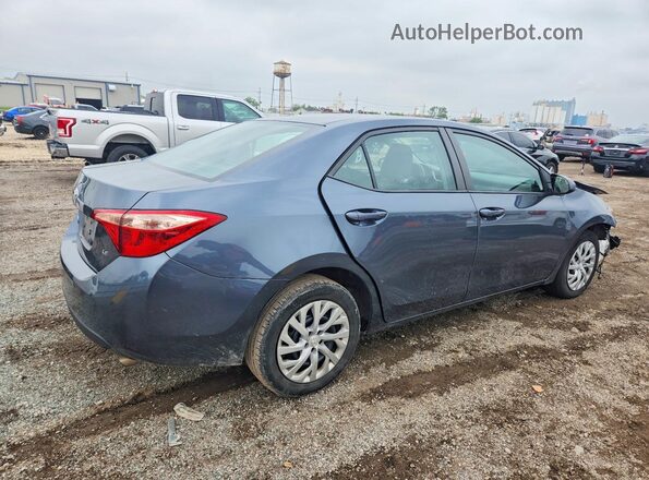 2T1BURHE1KC179496 2019 TOYOTA COROLLA Blue Tył prawy