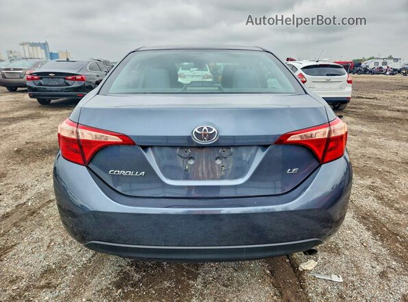 2T1BURHE1KC179496 2019 TOYOTA COROLLA Blue Widok z tyłu
