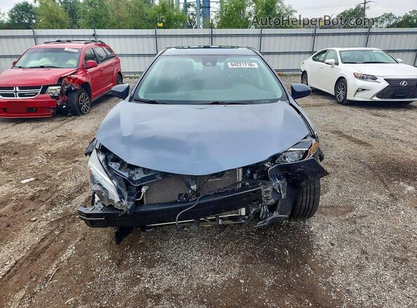 2T1BURHE1KC179496 2019 TOYOTA COROLLA Blue Widok z przodu