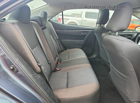 2T1BURHE1KC179496 2019 TOYOTA COROLLA Blue Widok tylnych siedzeń