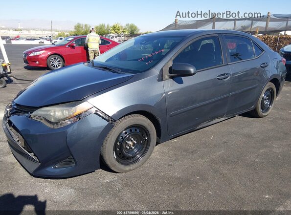 2T1BURHE1KC182351 2019 TOYOTA COROLLA Gray Передня ліва чверть