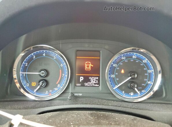 2T1BURHE1KC183550 2019 TOYOTA COROLLA White Vista del cuadro de instrumentos