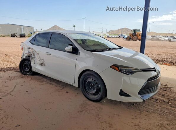 2T1BURHE1KC183550 2019 TOYOTA COROLLA White Delantero derecho