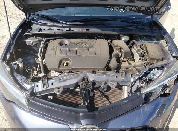 2T1BURHE1KC207653 2019 TOYOTA COROLLA Синий Вид сзади